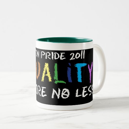 Gelijkheid 2 Mok (Voorkant rechts)