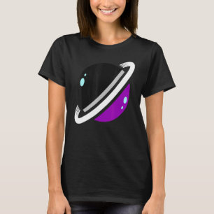 Gelijkheid Aseksualiteit Saturn Ace Pride LGBT Que T-shirt