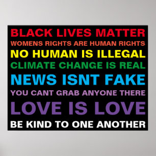 Gelijkheid BLM Pride poster