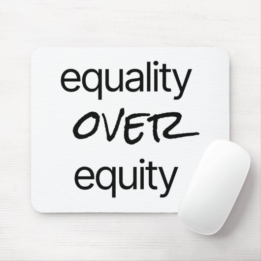 Gelijkheid boven Muismat van het eigen vermogen (Met muis)