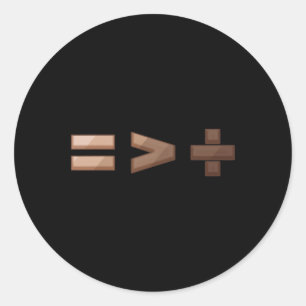 Gelijkheid boven verdeeldheid Black History Month Ronde Sticker