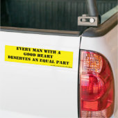 Gelijkheid Bumpersticker (Op Truck)
