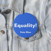 Gelijkheid! Button, STEMMING BLUE Button (In situ)
