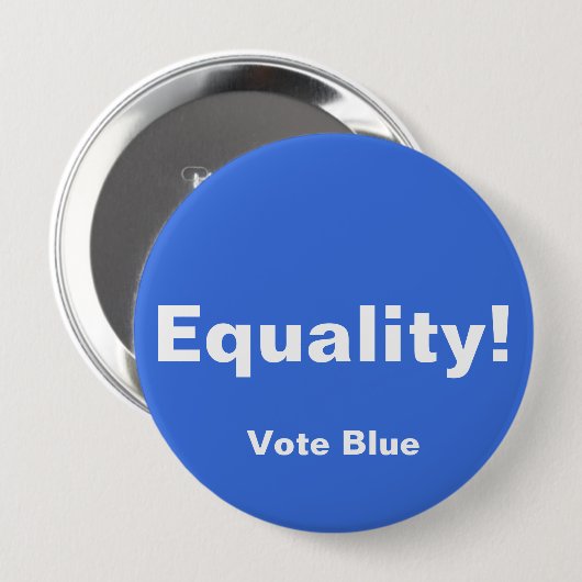 Gelijkheid! Button, STEMMING BLUE Button (Voorkant /achterkant)