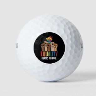 Gelijkheid Doet Niemand Kwetst LGBTQ Pride Mensenr Golfballen