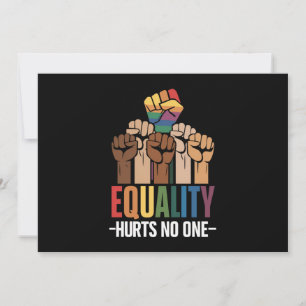 Gelijkheid Doet Niemand Kwetst LGBTQ Pride Mensenr Kaart