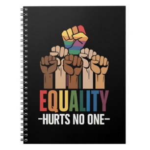 Gelijkheid Doet Niemand Kwetst LGBTQ Pride Mensenr Notitieboek