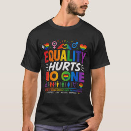 Gelijkheid Doet Niemand Kwetst LGBTQ Pride Mensenr T-shirt