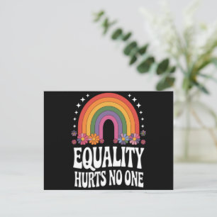 Gelijkheid Doet Niemand Kwetst Regenboog Gelijke R Briefkaart