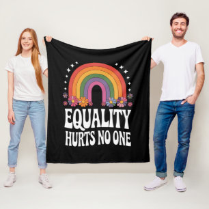 Gelijkheid Doet Niemand Kwetst Regenboog Gelijke R Fleece Deken