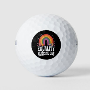 Gelijkheid Doet Niemand Kwetst Regenboog Gelijke R Golfballen