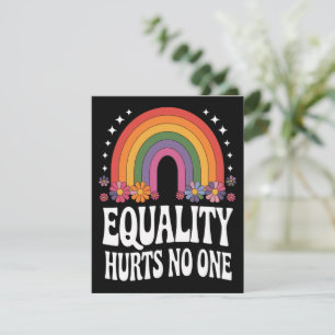 Gelijkheid Doet Niemand Kwetst Regenboog Gelijke R Kaart