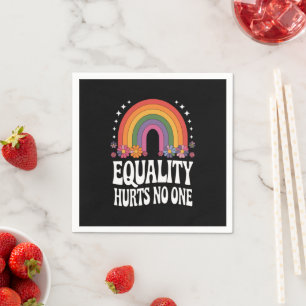 Gelijkheid Doet Niemand Kwetst Regenboog Gelijke R Servet