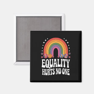 Gelijkheid Doet Niemand Kwijt Regenboog Gelijke Re Magneet
