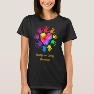 Gelijkheid en vrijheidsbewustzijn t-shirt