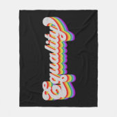 Gelijkheid Fleece Deken (Voorkant)