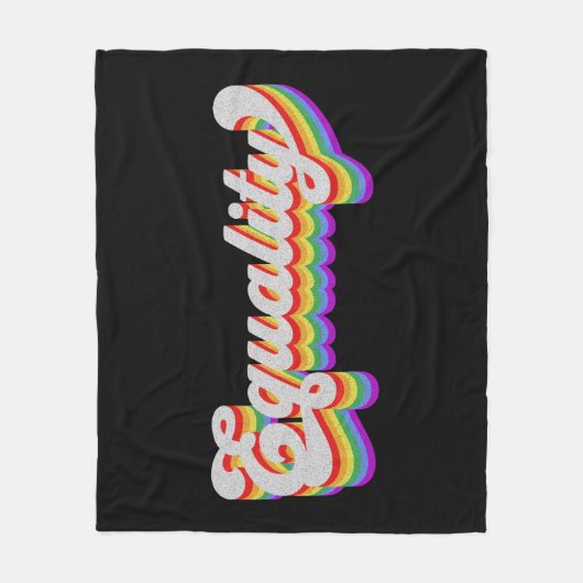 Gelijkheid Fleece Deken (Voorkant)