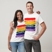 Gelijkheid, gepassioneerd, menselijkheid t-shirt (Unisex)