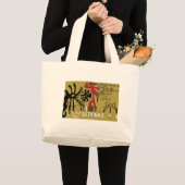 Gelijkheid, grafisch ontwerp Grote Canvas tas (Voorkant (product))