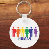 GELIJKHEID HOMORECHTEN REGENBOOG SLEUTELHANGER (Voorkant)