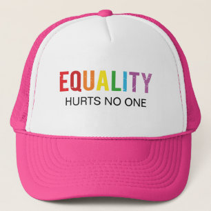 Gelijkheid Hurft niemand mensenrechten Rainbow Pri Trucker Pet