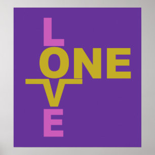 Gelijkheid huwelijk/één liefdesaangepast poster