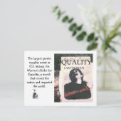 GELIJKHEID, IK BEN VROUW AANKONDIGINGSKAART (Staand voorkant)