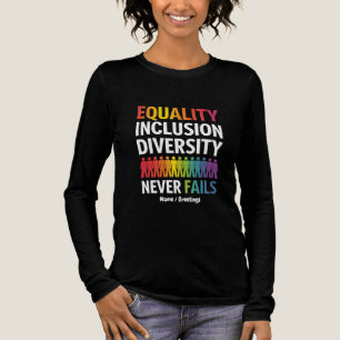 Gelijkheid Inclusie Diversiteit Gelijkheid Liefde  Tri-Blend Shirt