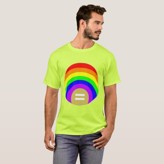 GELIJKHEID IS DE GOUD ONDER DE RAINBOW T-Shirt (Voorkant volledig)