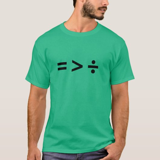 GELIJKHEID IS GROTER DAN DI T-SHIRT (Voorkant)