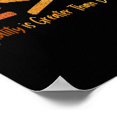 Gelijkheid is groter dan divisie zwarte geschieden poster (Hoek)