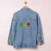 gelijkheid is groter dan verdeeldheid denim jacket (Hangar)