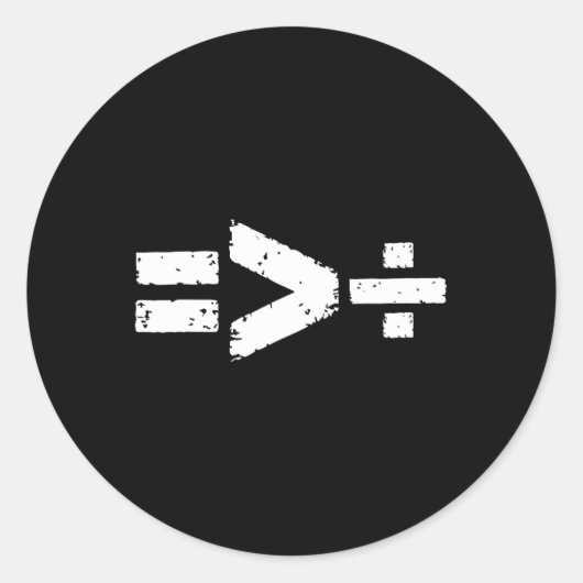 Gelijkheid is groter dan verdeeldheid over gelijke ronde sticker (Voorkant)