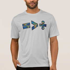 Gelijkheid is groter dan verdeeldheid t-shirt