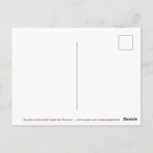 Gelijkheid is het goud onder de regenboog briefkaart (Achterkant)