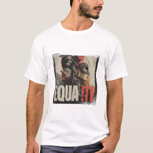 GELIJKHEID – Krachtige Protest Kunstposter T-shirt