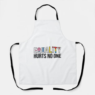 Gelijkheid Kwetst Niemand Vintage Pride T-shirt on Schort