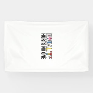 Gelijkheid Kwetst Niemand Vintage Pride T-shirt on Spandoek