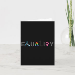 Gelijkheid LGBT-handicap LGBTQ verontrust _1 Kaart