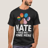 Gelijkheid, LGBTQ+, Palestina, VS Pride T-shirt (Voorkant)