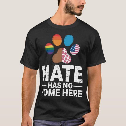 Gelijkheid, LGBTQ+, Palestina, VS Pride T-shirt (Voorkant)