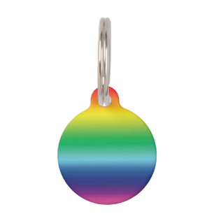 Gelijkheid lgbtq regenboog gay pride vlag kleuren huisdierpenning