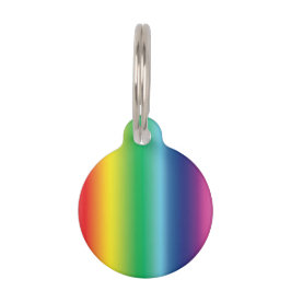 Gelijkheid lgbtq regenboog gay pride vlag kleuren  huisdierpenning