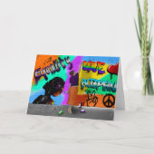 Gelijkheid, liefde en acceptatie Hand getrokken ku Kaart (Voorkant)