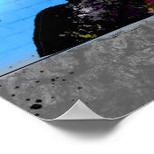 Gelijkheid, liefde en acceptatie Hand getrokken ku Poster (Hoek)