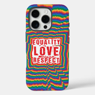 Gelijkheid, liefde en respect Pride Month iPhone 16 Pro Hoesje
