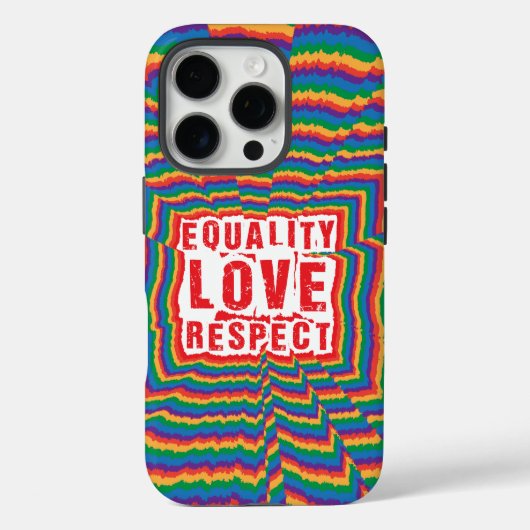 Gelijkheid, liefde en respect Pride Month Case-Mate iPhone Case (Achterkant)