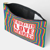 Gelijkheid, liefde en respect Pride Month Etui (Open)