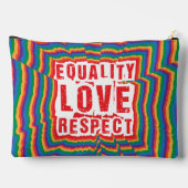Gelijkheid, liefde en respect Pride Month Etui (Achterkant)