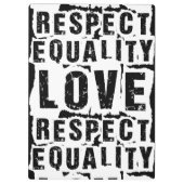 Gelijkheid, liefde en respect Pride Month Klembord (Achterkant)